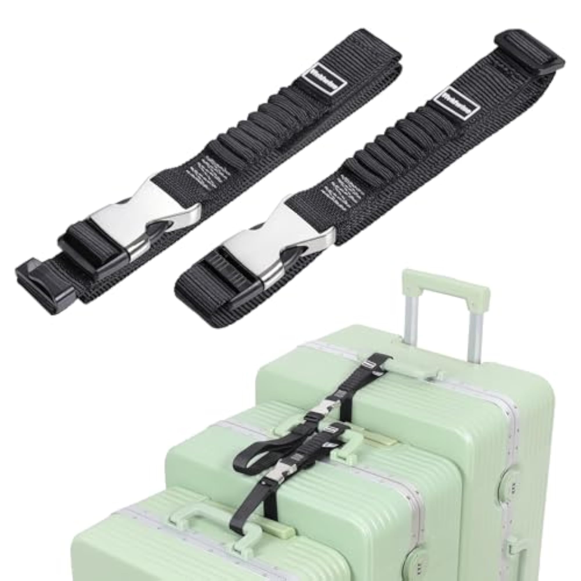 Stretchable Luggage Connector Straps for Suitcases